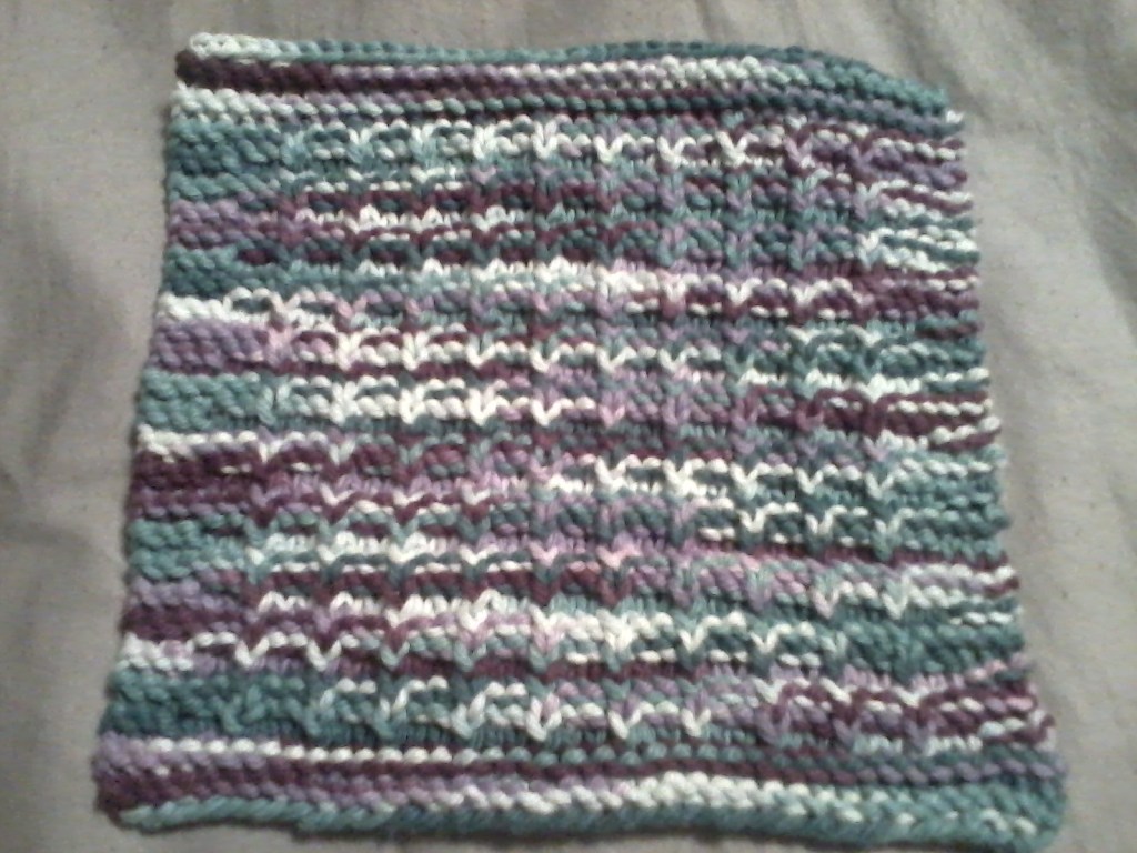 Start Small: Waffle Knit Dishcloth