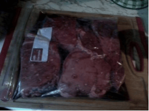 flat marinating meat
