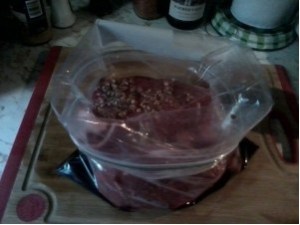 meat in baggie