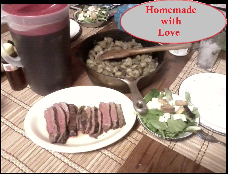 Red Wine Marinated Grilled London Broil