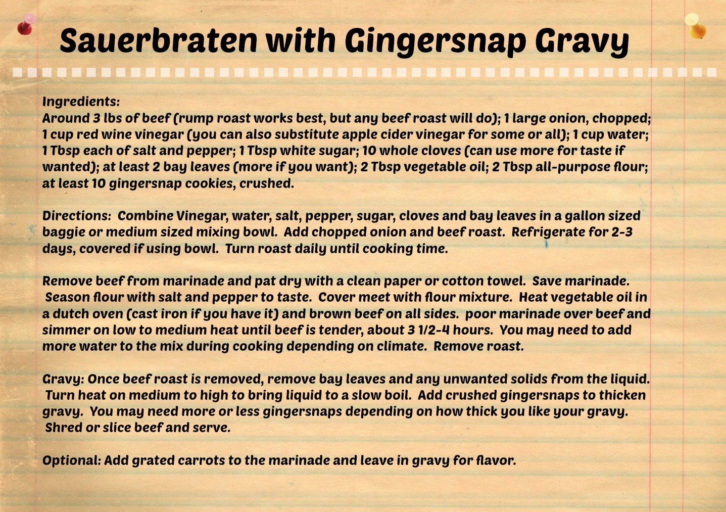 Sauerbraten-recipe