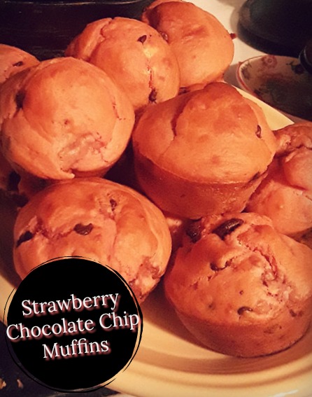 Strawberry Chocolate Chip Muffins