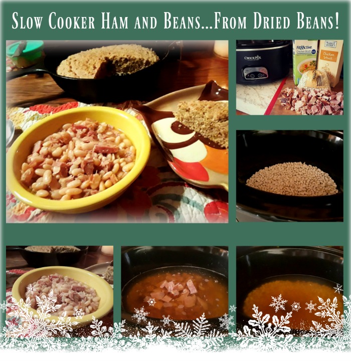 Slow Cooker Ham and Beans