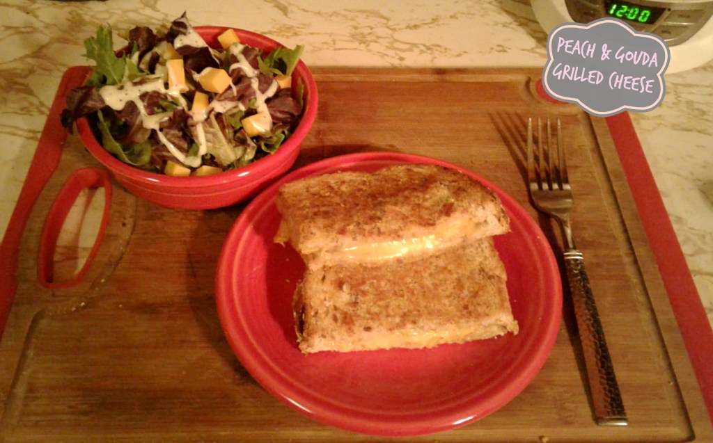Peach & Gouda Grilled Cheese