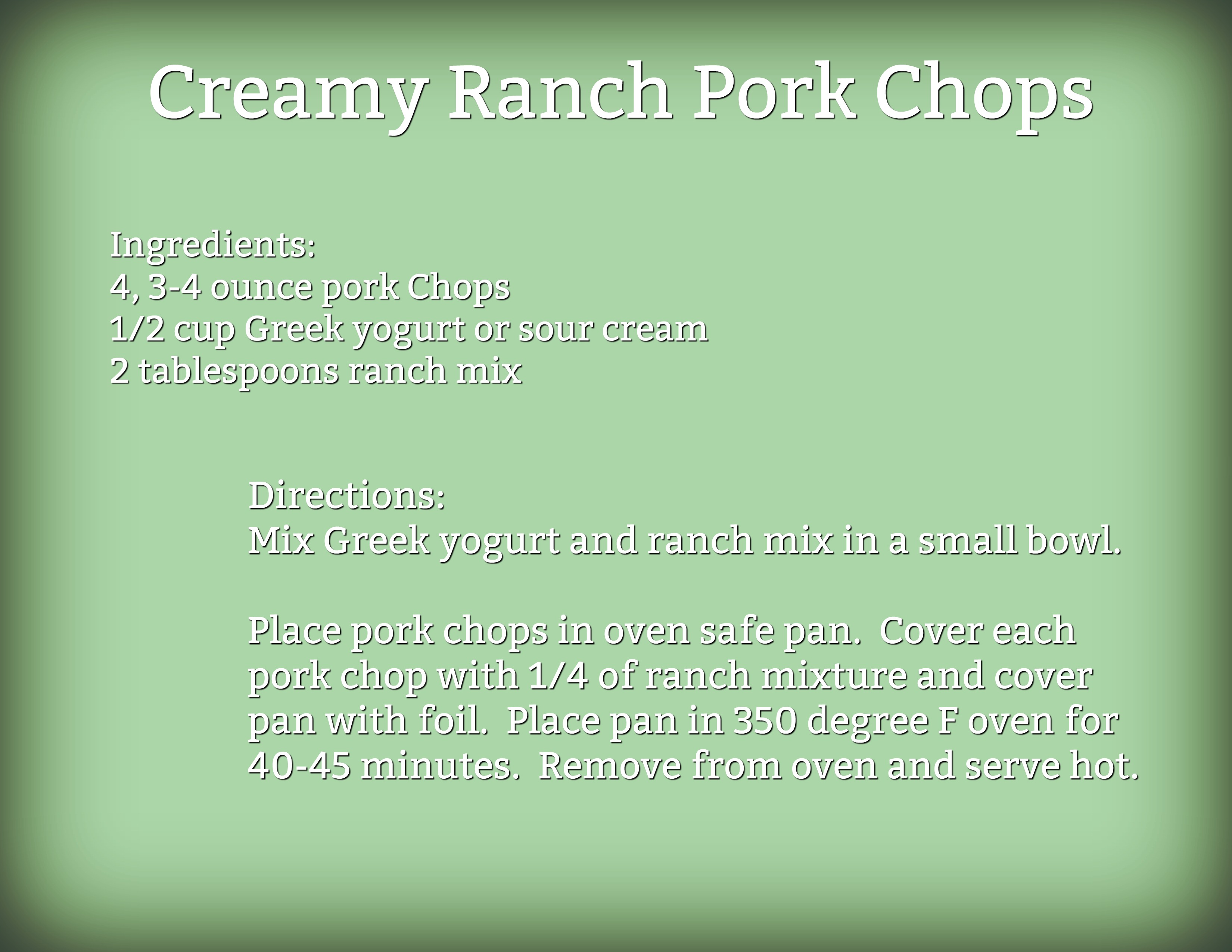 Recipe