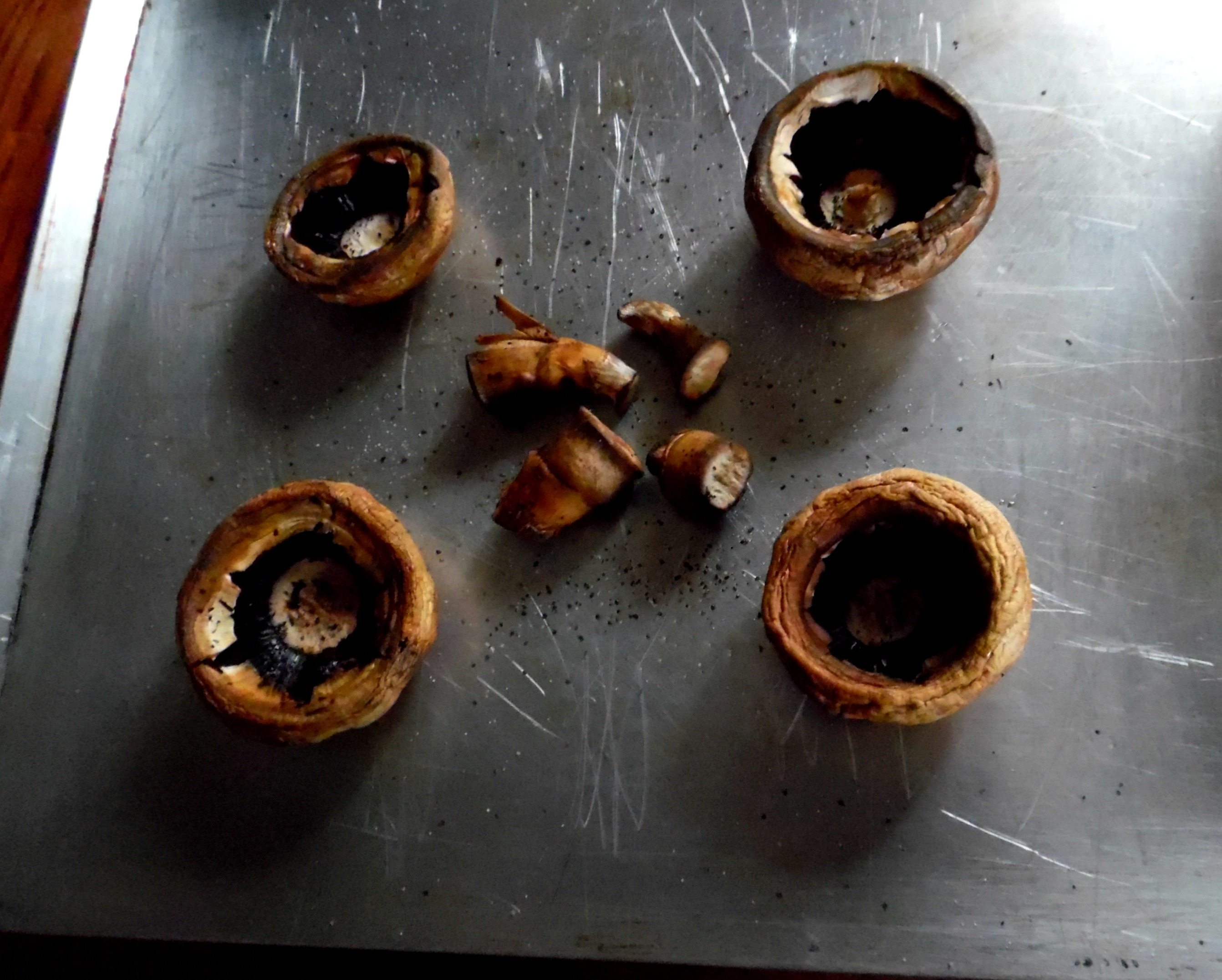 roasting Mushrooms