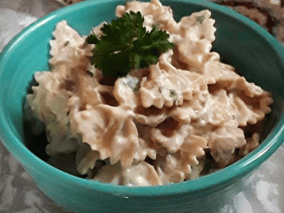 Creamy Goat Cheese Tuna&nbsp;Noodle