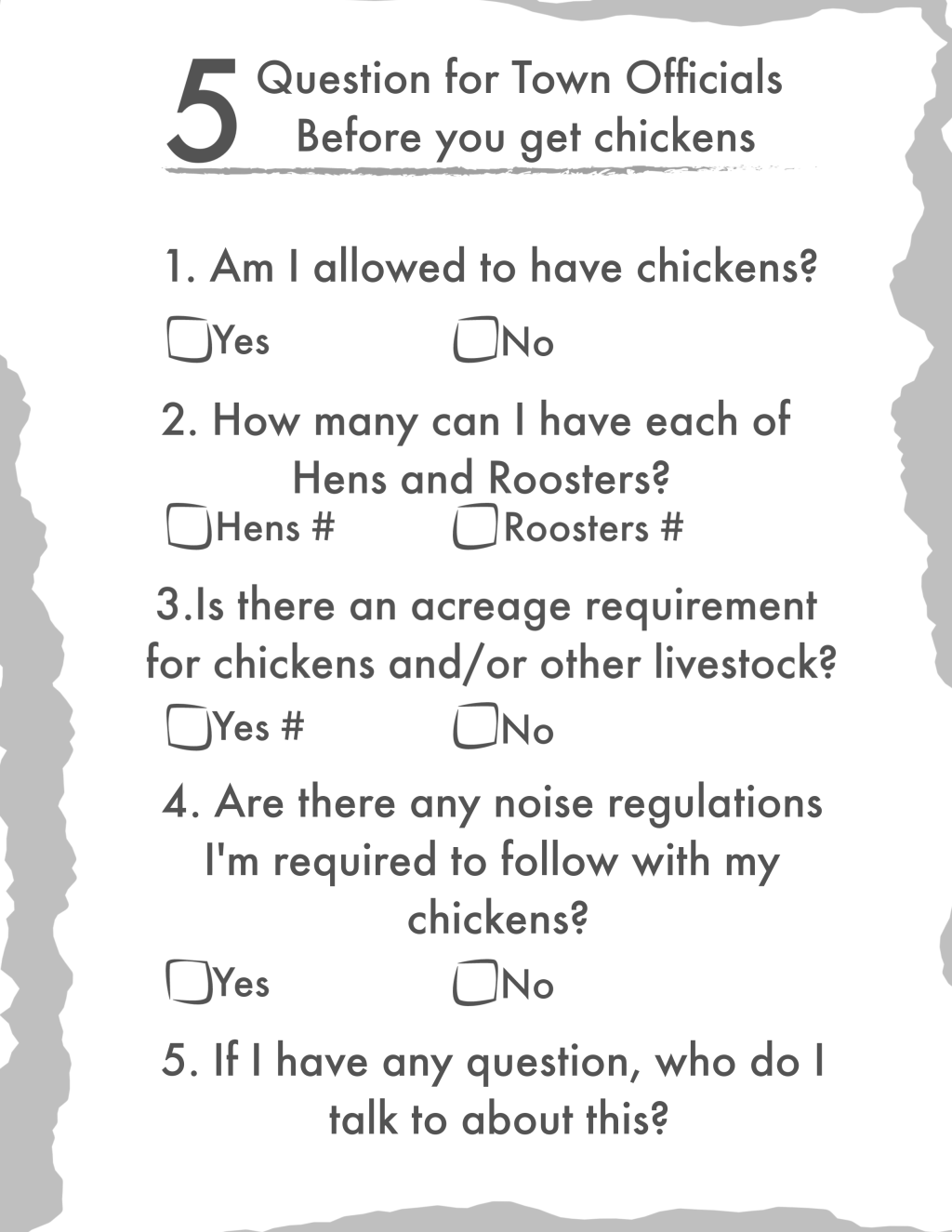 5 Questions You Need Answered Before You Get Chickens