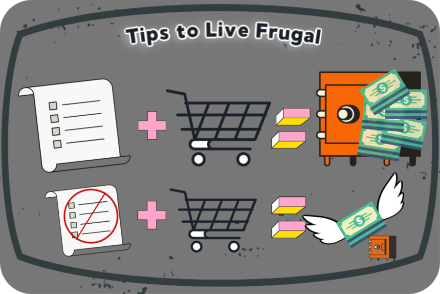 Tips on how to transition to living a more frugal life from TreadlingHome.