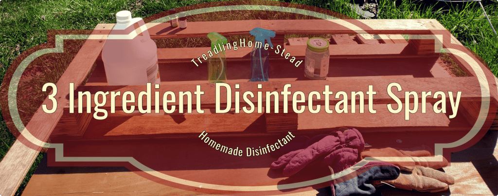 3 Ingredient Disinfectant Spray
